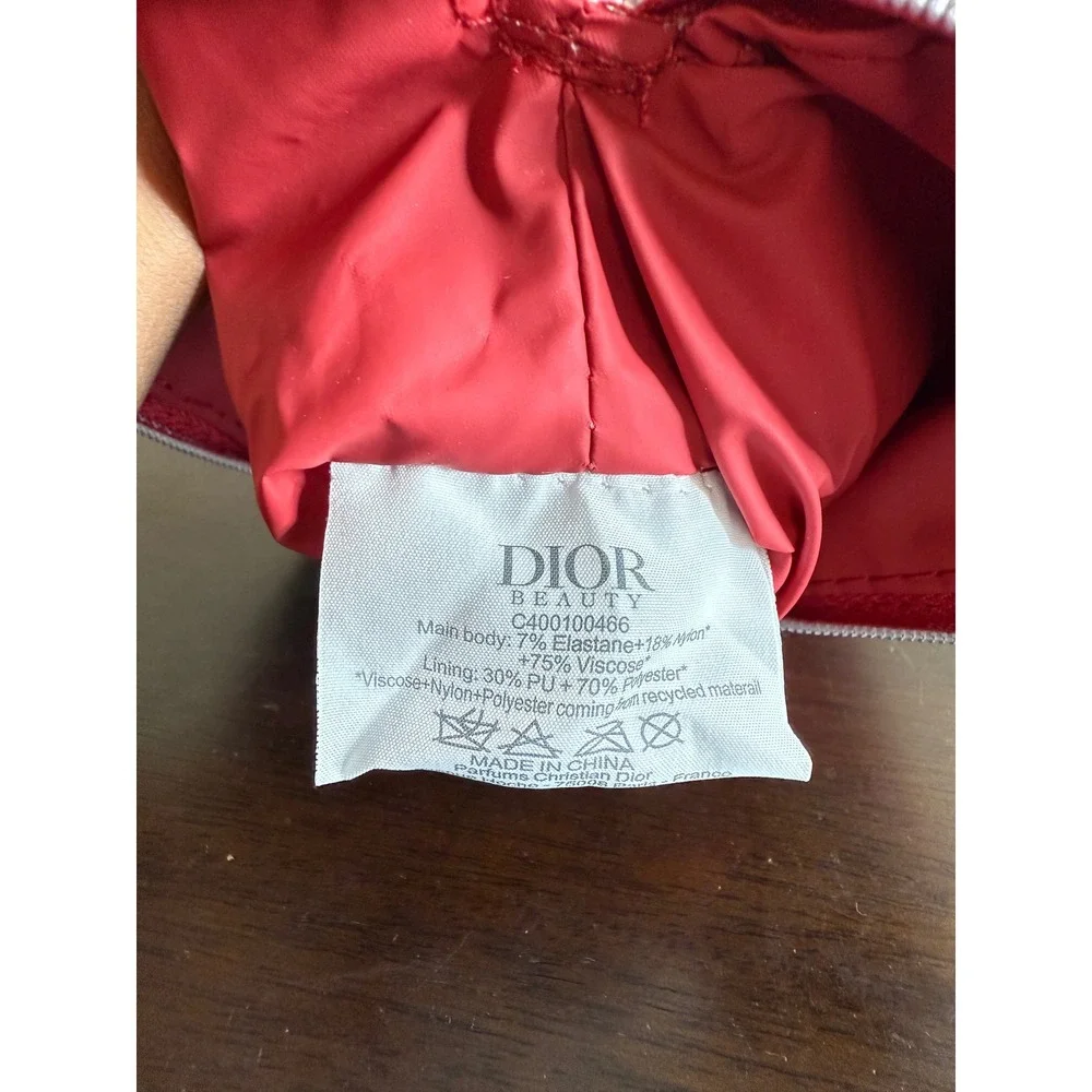 Dior Cosmetic Makeup Bag Women's One Size Pouch Travel‎ Accessory NWT